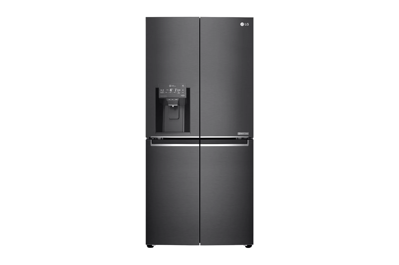 LG GFL570MBL 506L Matte Black French Door Fridge with Water & Ice