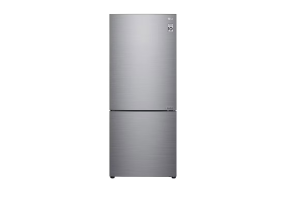 LG GB-455PL 420L Bottom Mount Refrigerator (Stainless Steel)