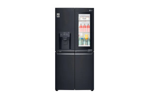 LG GF-V570MBL Door in Door SlimFrench Door Refrigerator w/ Instaview (Matte Black)