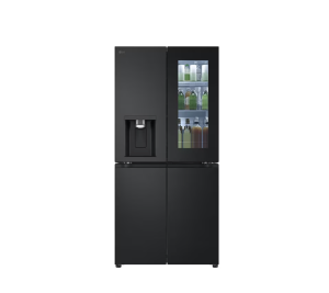 LG GF-V500MBLC 508L Slim French Door Fridge in Matte Black Finish