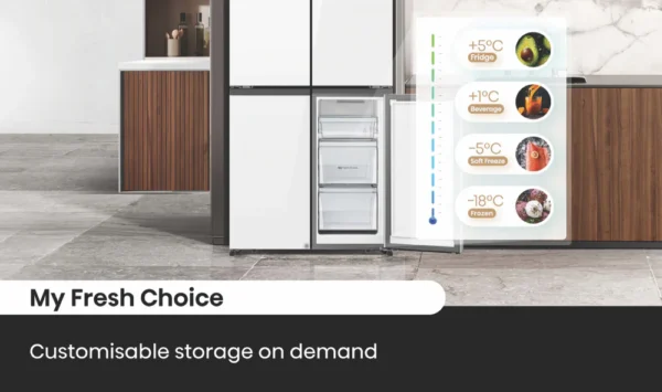 Hisense HRCD483G 483L PureFlat French Door Fridge