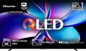 Hisense 100Q7QAU 100″ 4K QLED 144Hz Smart TV