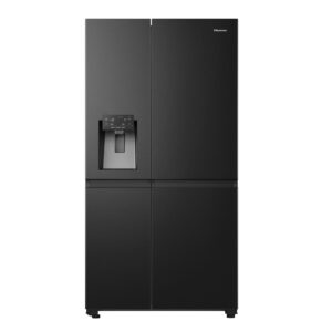Hisense HRSBS633BW 632L Side by Side Fridge - Black