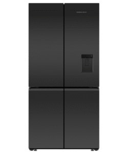Fisher & Paykel RF730QZUVB1 690L Series 7 Quad Door Refrigerator Freezer Ice & Water – Black