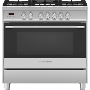 Fisher & Paykel OR90SCG1X1 90cmClassic 5 Burner Dual Fuel Cooker