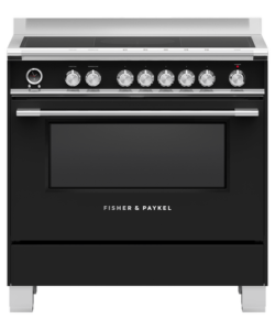 Fisher & Paykel OR90SCI6B1 90cm Series 9 Classic 5 Zone Induction Pyrolytic Cooker – Black