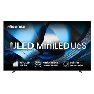 Hisense 100U6SAU 100" ULED Mini LED 165Hz 4K Smart TV