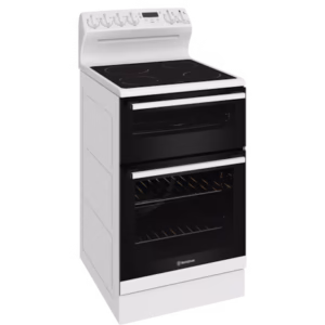 Westinghouse WLE543WCB 54cm Freestanding Oven with Ceramic Cooktop - White