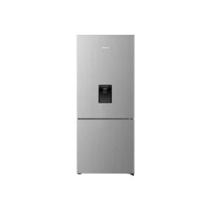 Hisense HRBM419SW 415L Non-Plumbed Water Dispenser Bottom Mount Fridge - Stainless Steel