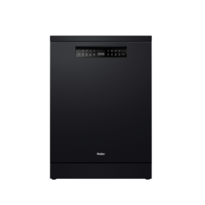 Haier HDW15F3B1 60cm, 600 Series Freestanding Dishwasher - Black